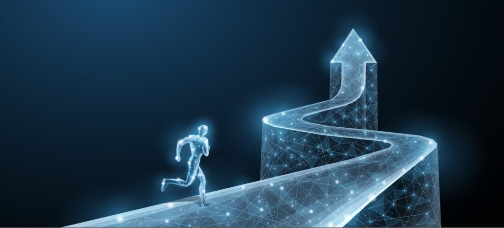 Man,Is,Running,At,The,Way,That,Ends,With,An