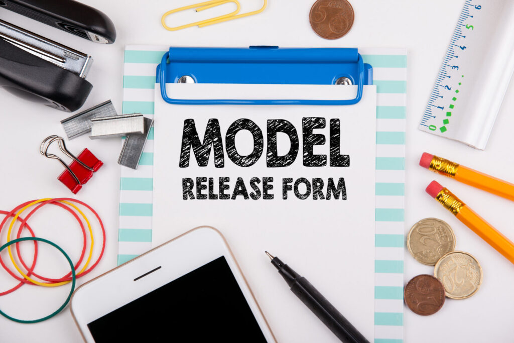 Model,Release,Form,Concept.,Office,Desk,With,Stationery,And,Mobile