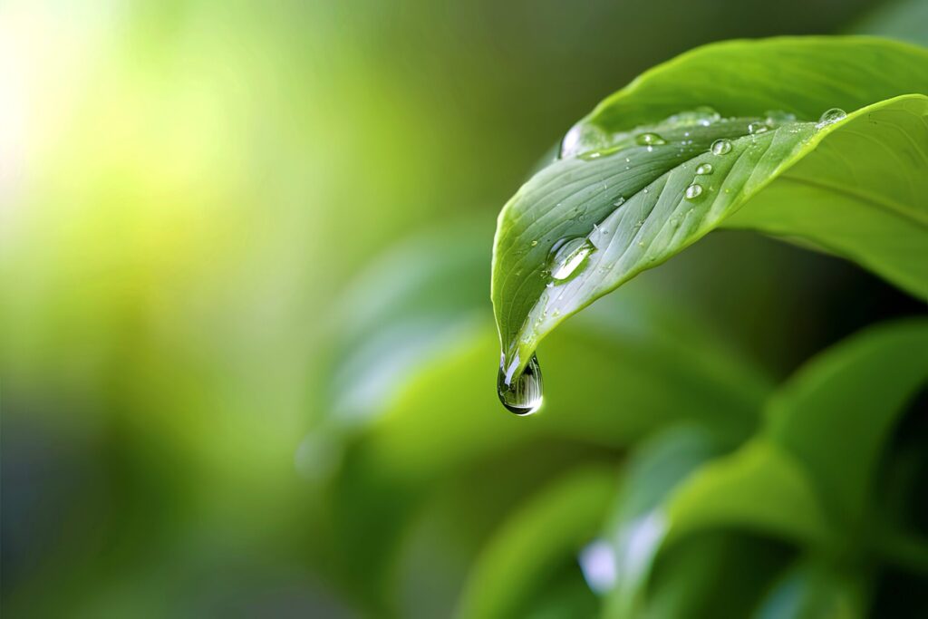 A,Stunning,,High resolution,Macro,Photo,Of,A,Fresh,Green,Leaf