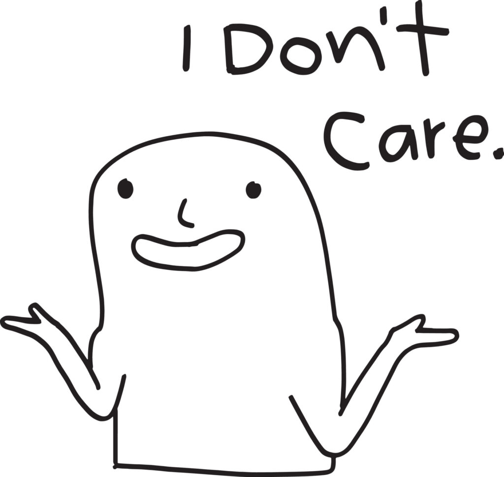 Idk,I,Don't,Care,Meme,Cartoon