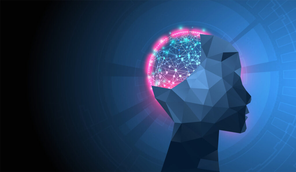 Artificial,Intelligence,Concept.,Technology,Background.,Vector,Science,Illustration