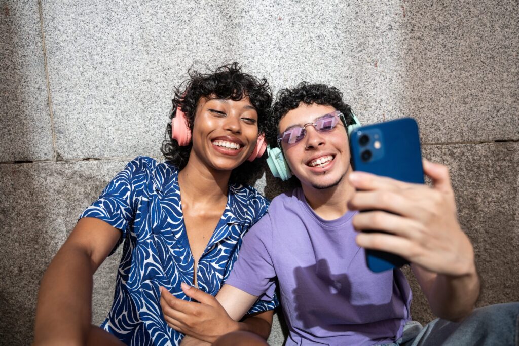 A,Joyful,Moment,Between,A,Multiethnic,Lgbtq+,Couple,As,They