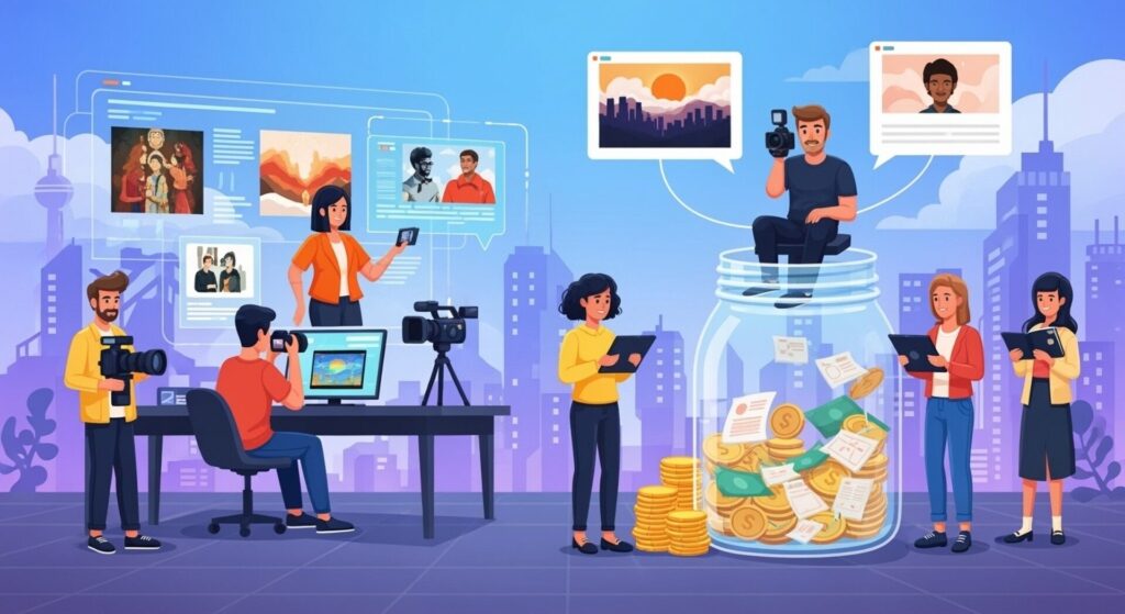 Shutterstock,Is,The,Act,Of,Creating,Something,Called,Contributor,Fund.